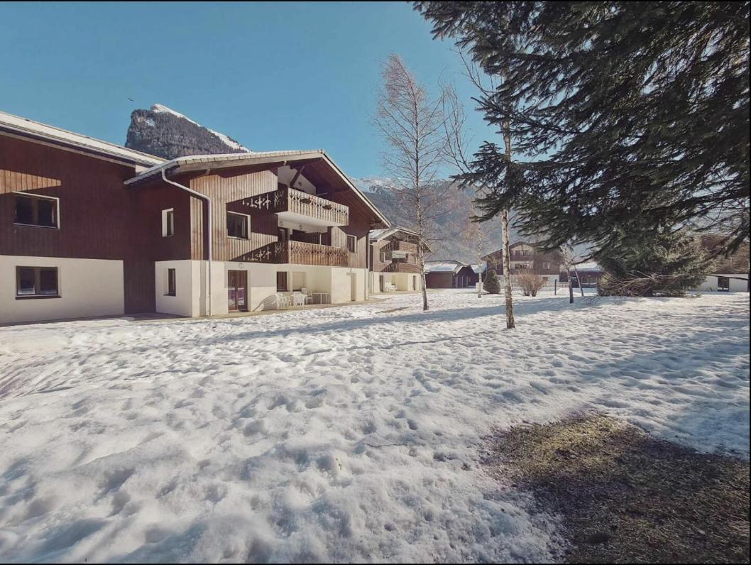 Appartement Renove T2, Vue Montagne Samoens Bagian luar foto