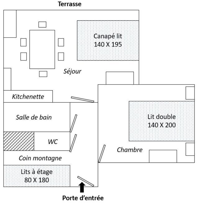 Appartement Renove T2, Vue Montagne Samoens Bagian luar foto